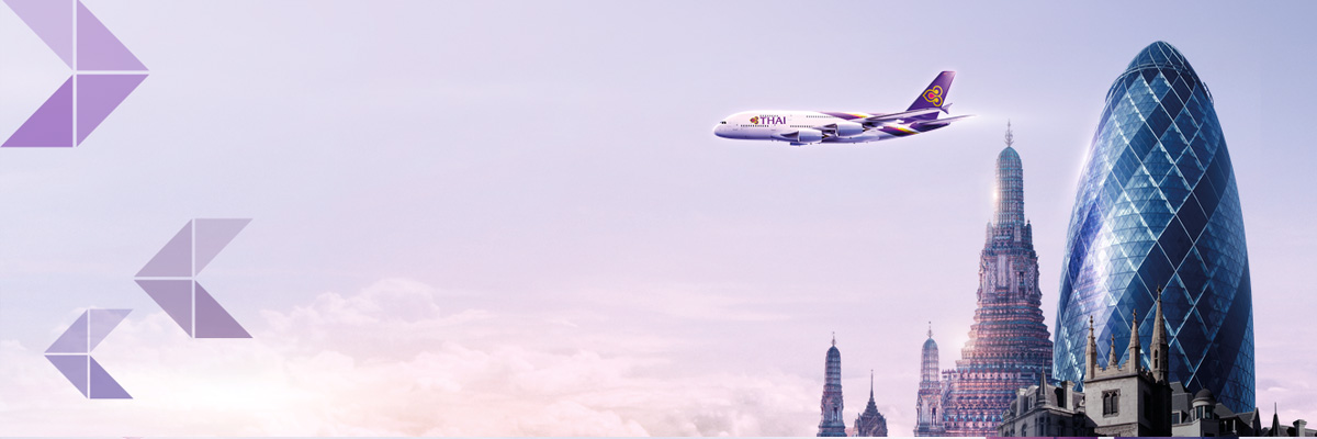 Fly Thai Airways from London to Bangkok Direct